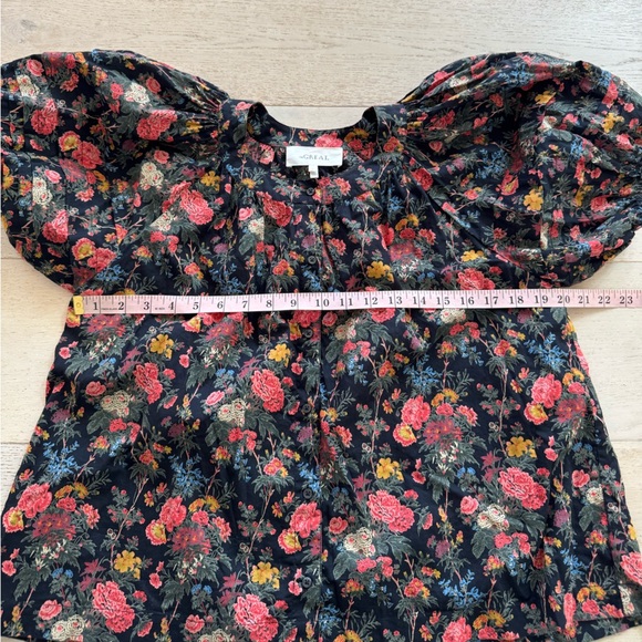 NWOT THE GREAT. The Carriage Top black enchanted floral size 1 - Picture 9 of 11